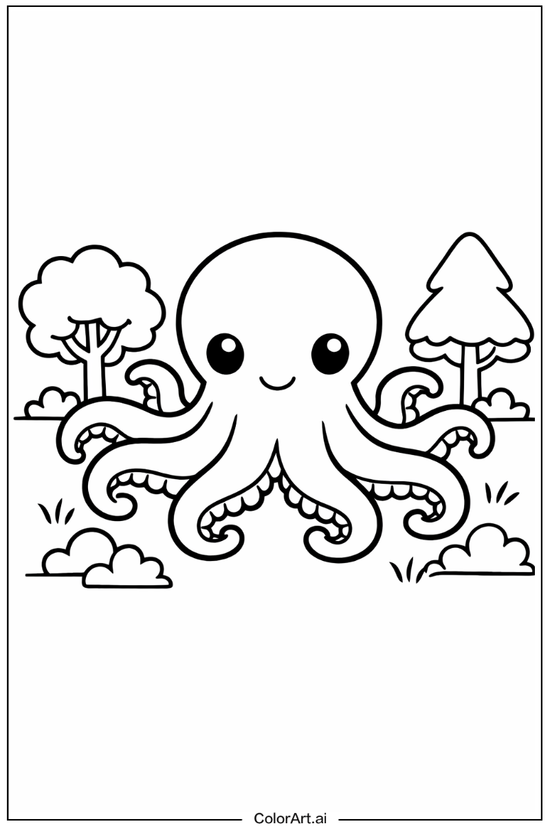 octopus in Nature 1