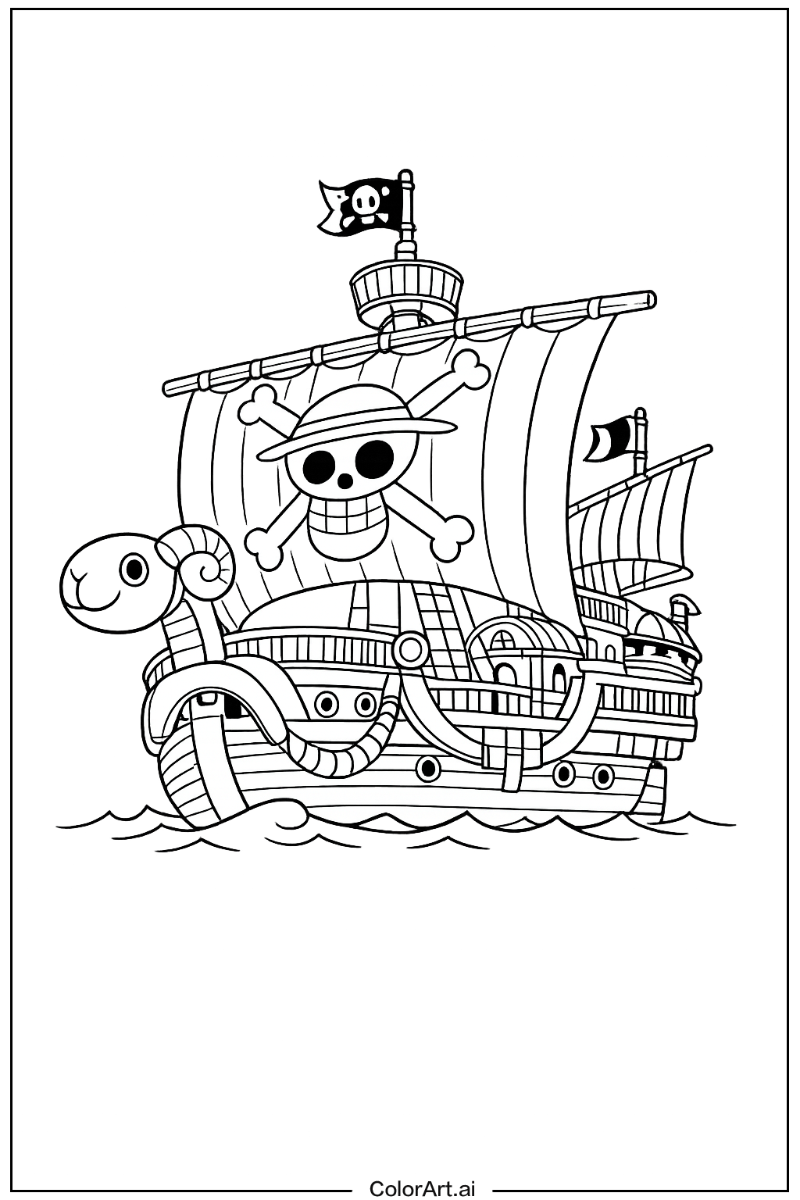 Going merry ship One Piece Scene