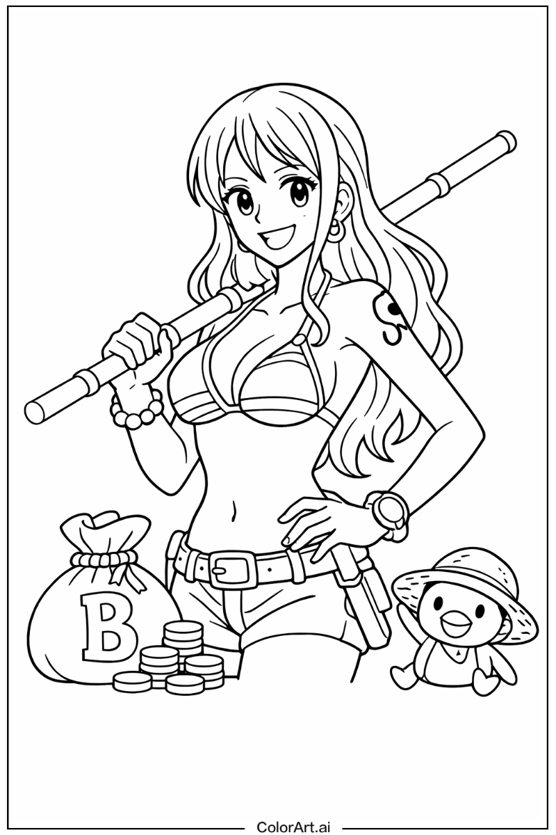 Nami One Piece Design