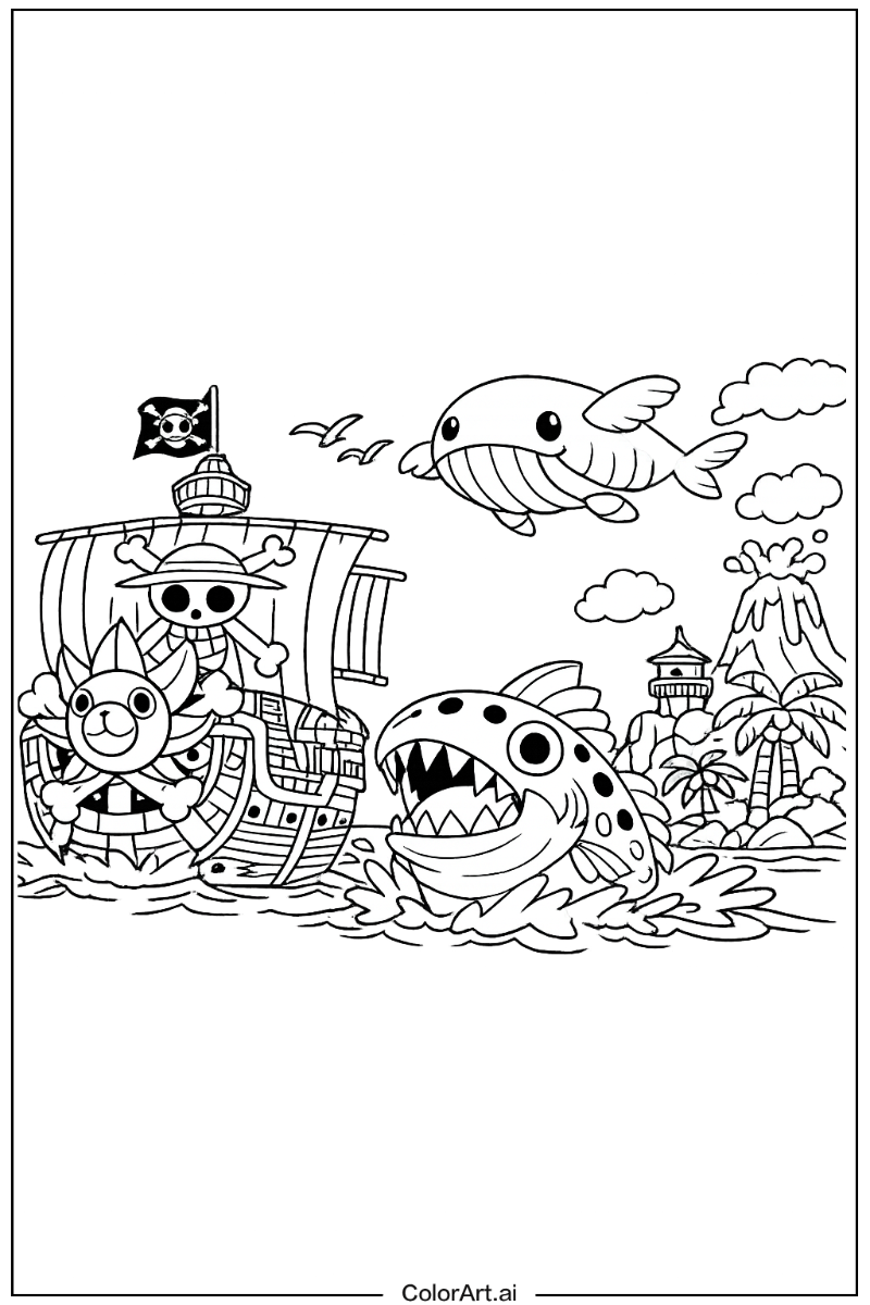 New world scene One Piece Scene