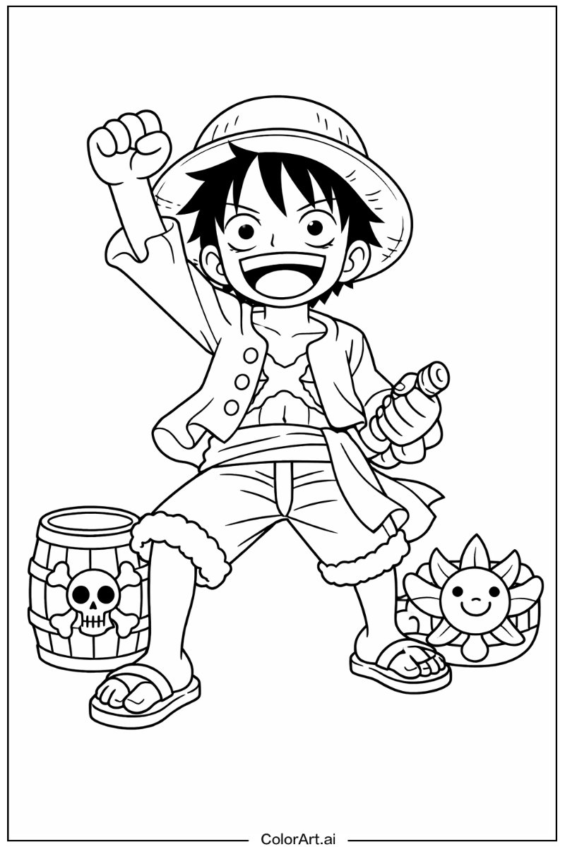 Monkey d luffy One Piece Scene 2