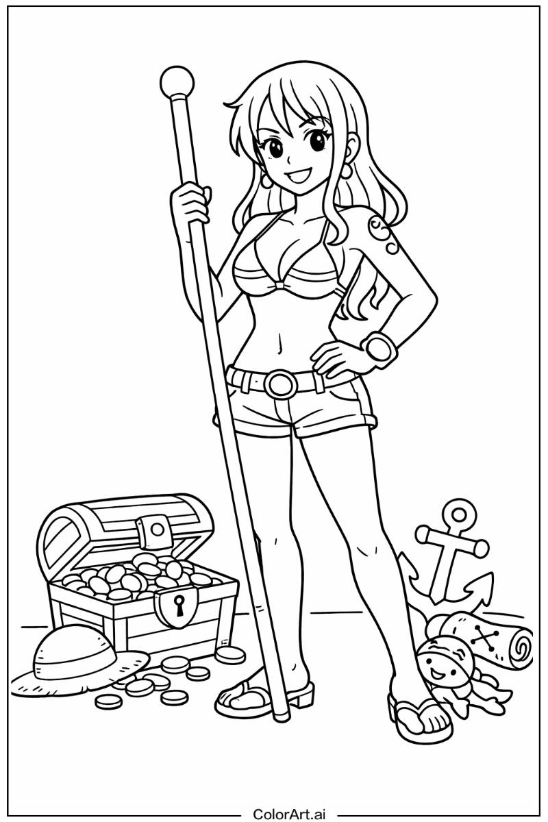 Nami One Piece Design 2