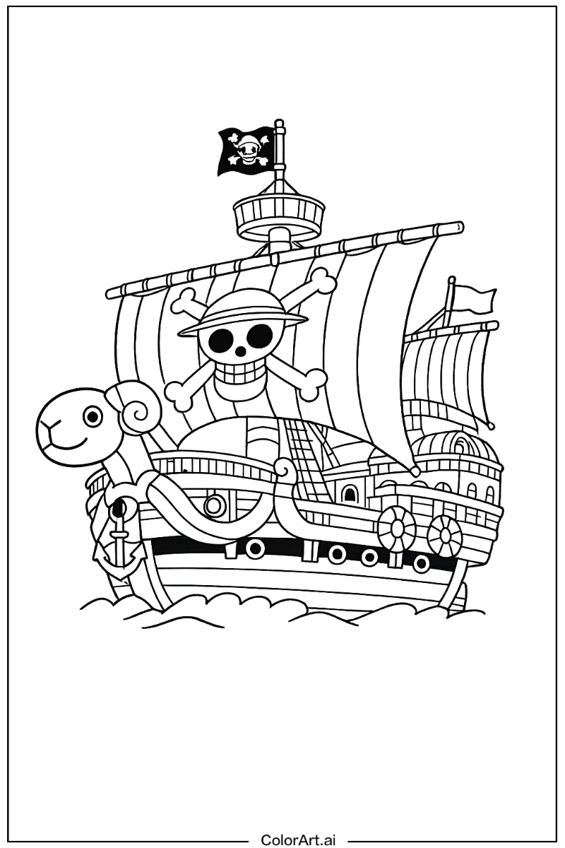 Going merry ship One Piece Scene 2