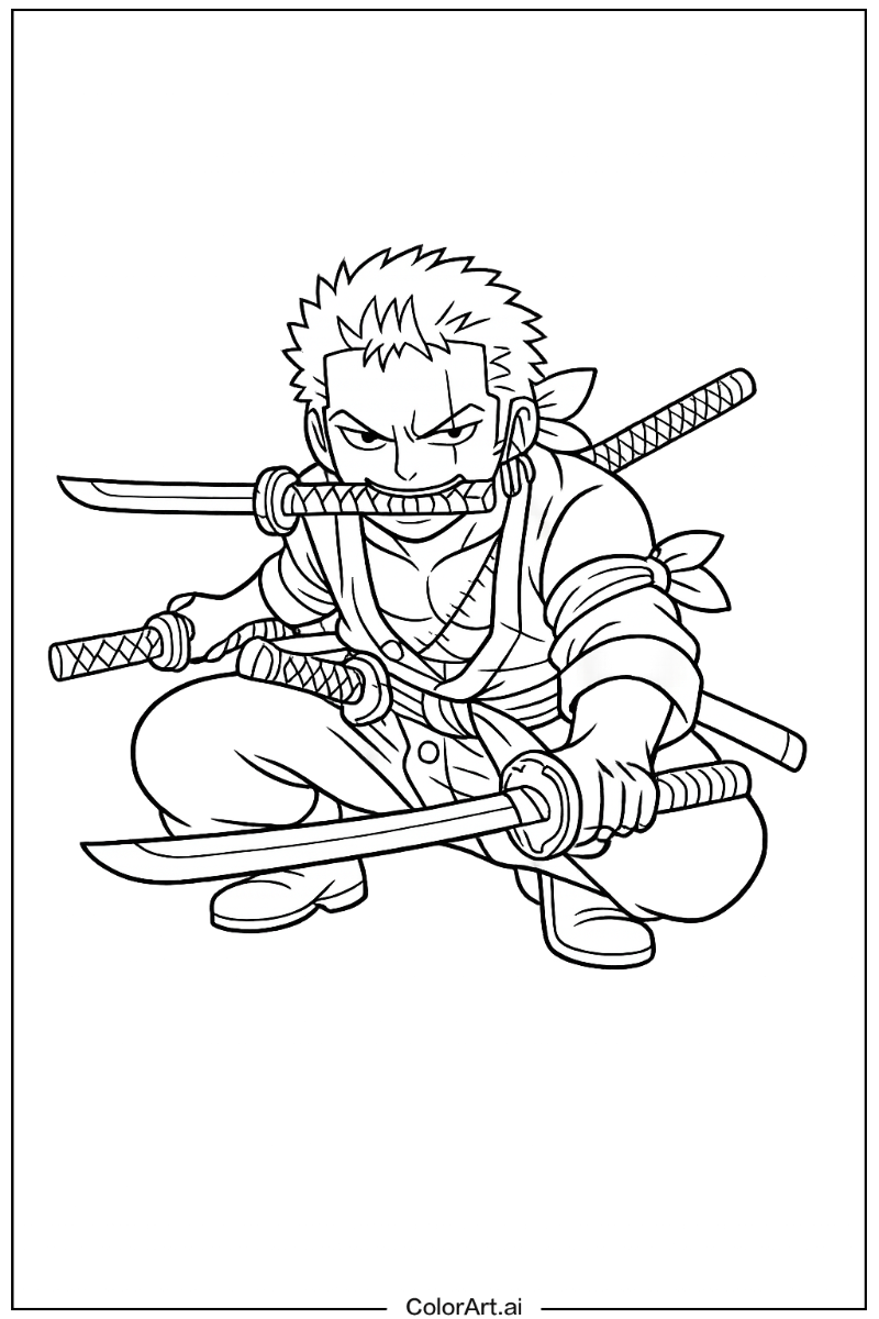 One Piece with Roronoa zoro Theme 3