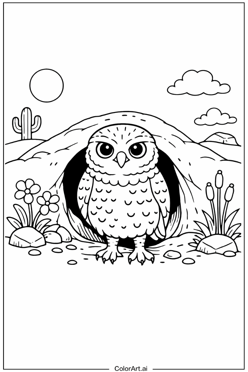 Burrowing owl Owl Design