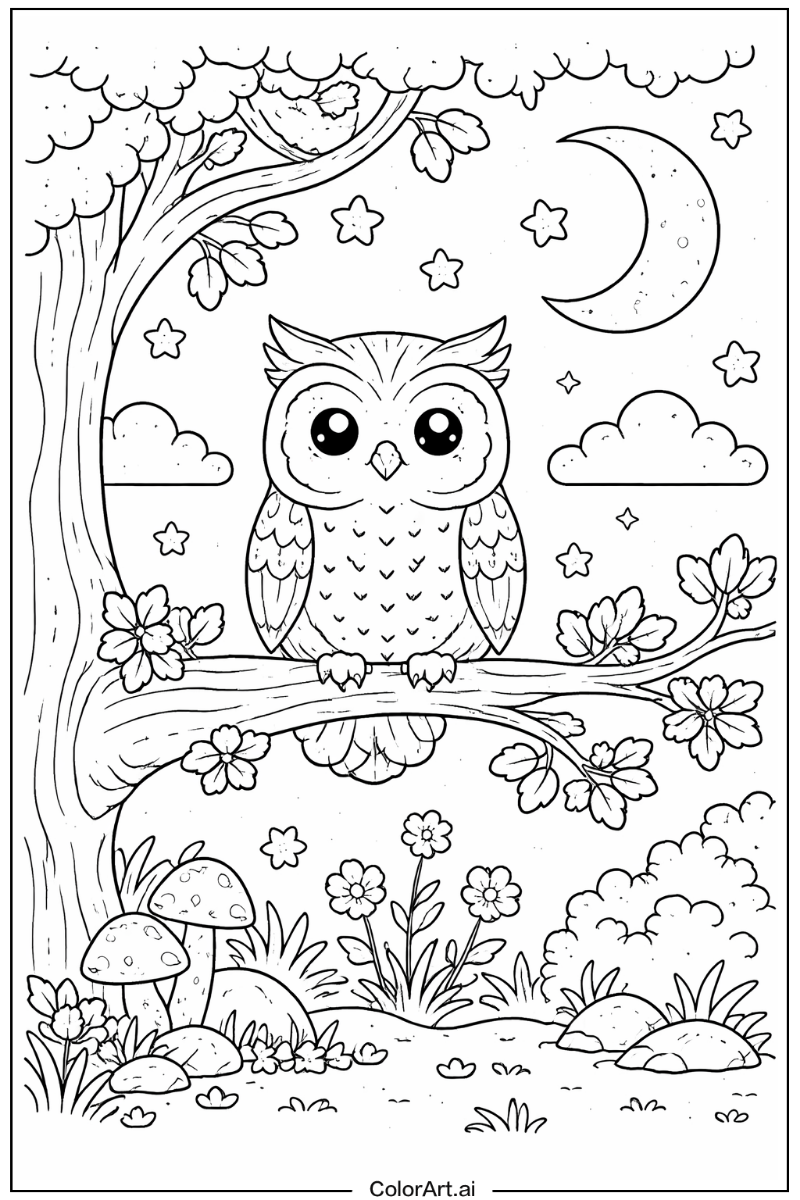 Night owl Owl Design