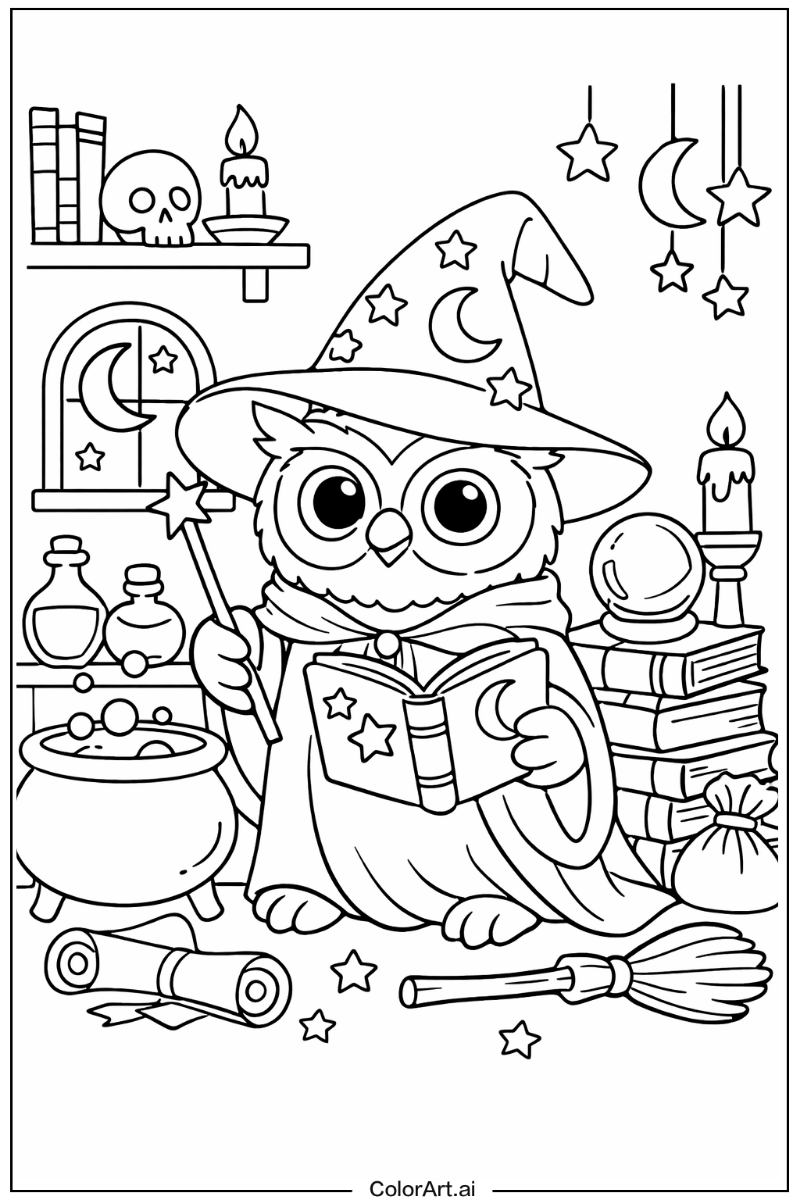 Wizard owl Owl Design