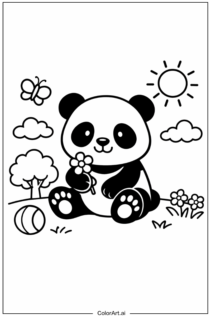 panda Playing Outside 2