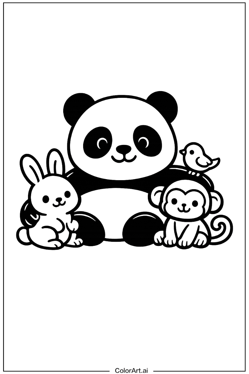 panda with Friends 3
