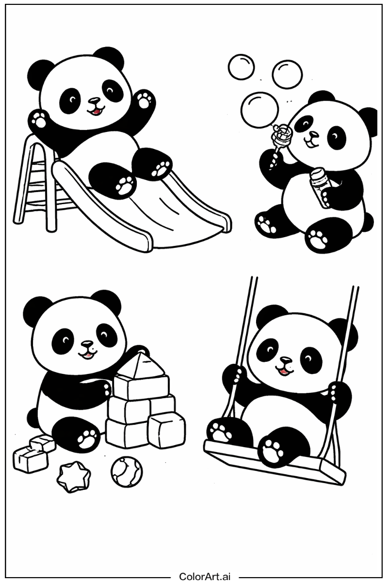 panda Having Fun 3