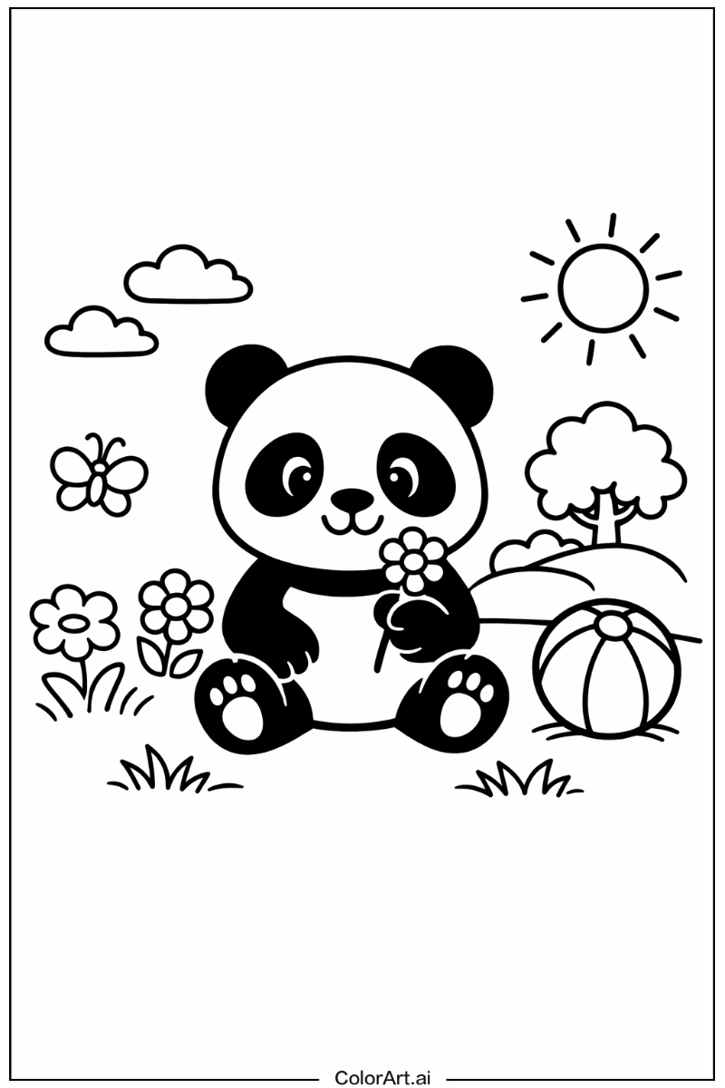 panda Playing Outside 4