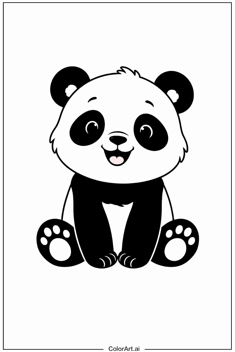 Smiling panda 5
