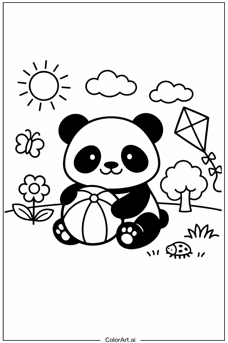 panda Playing Outside 6