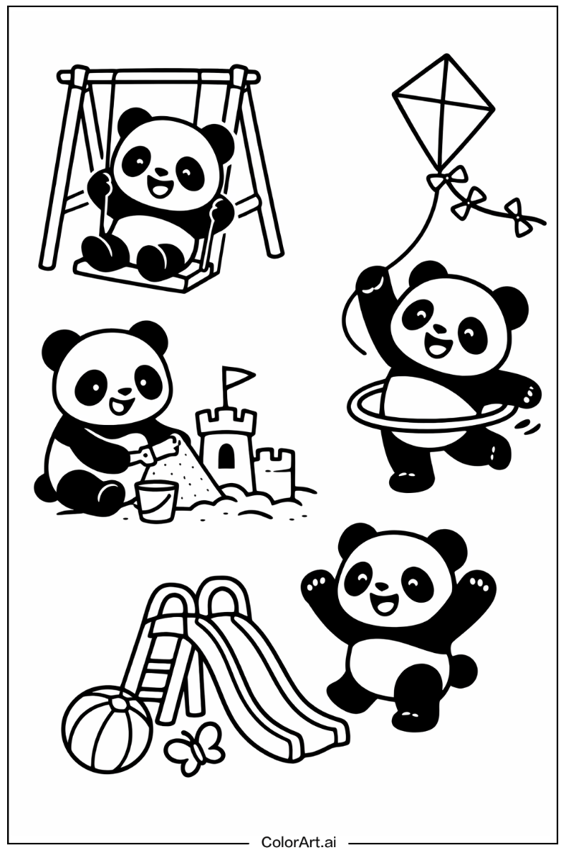 panda Having Fun 1