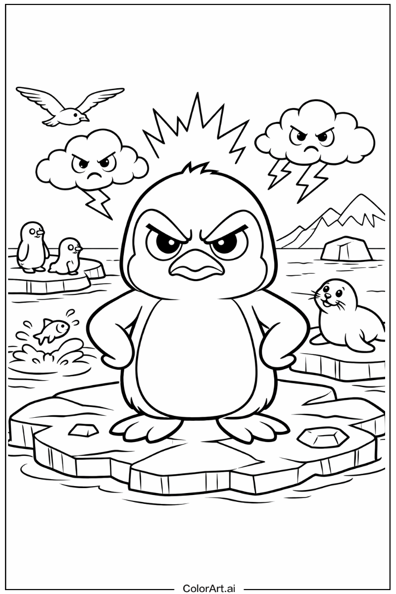 Angry penguin Penguin Design