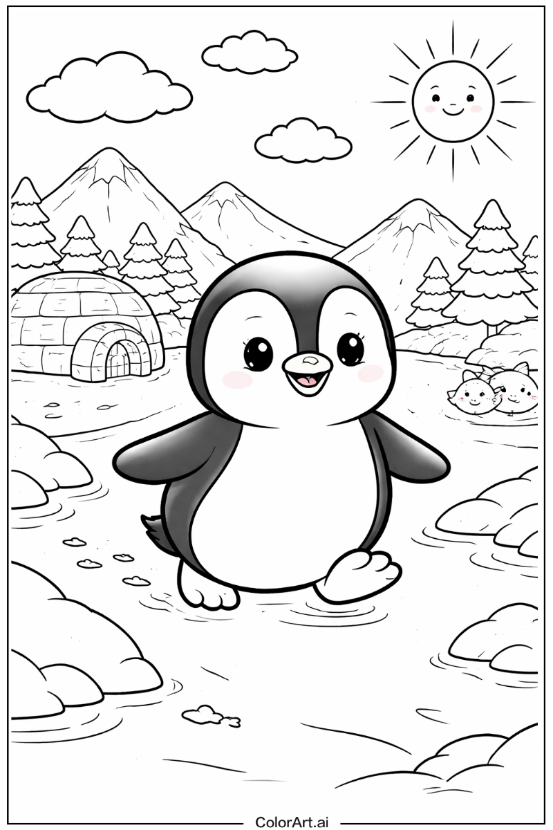 Waddling penguin Penguin Design