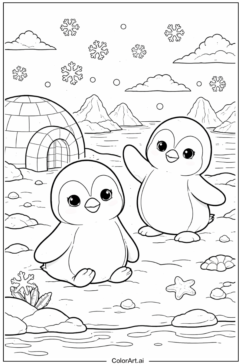 Young penguin Penguin Design