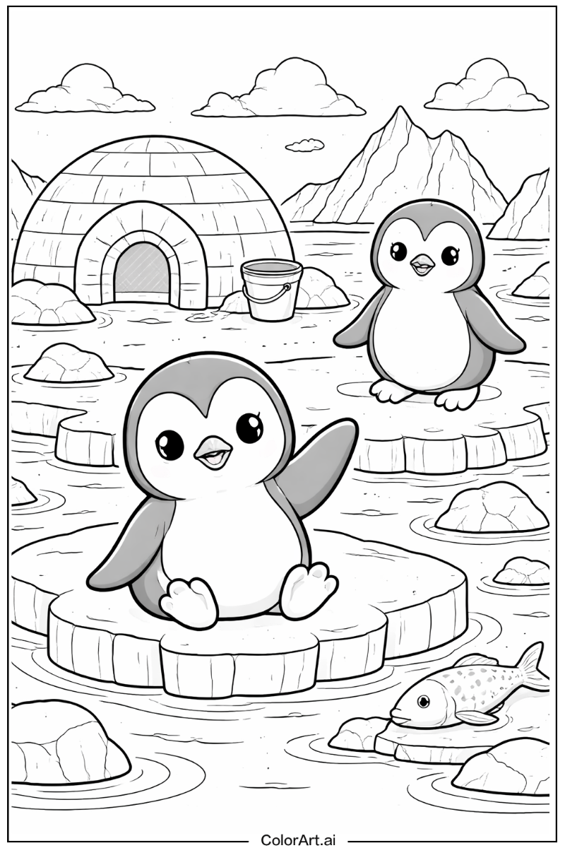 Penguin Penguin Scene 2