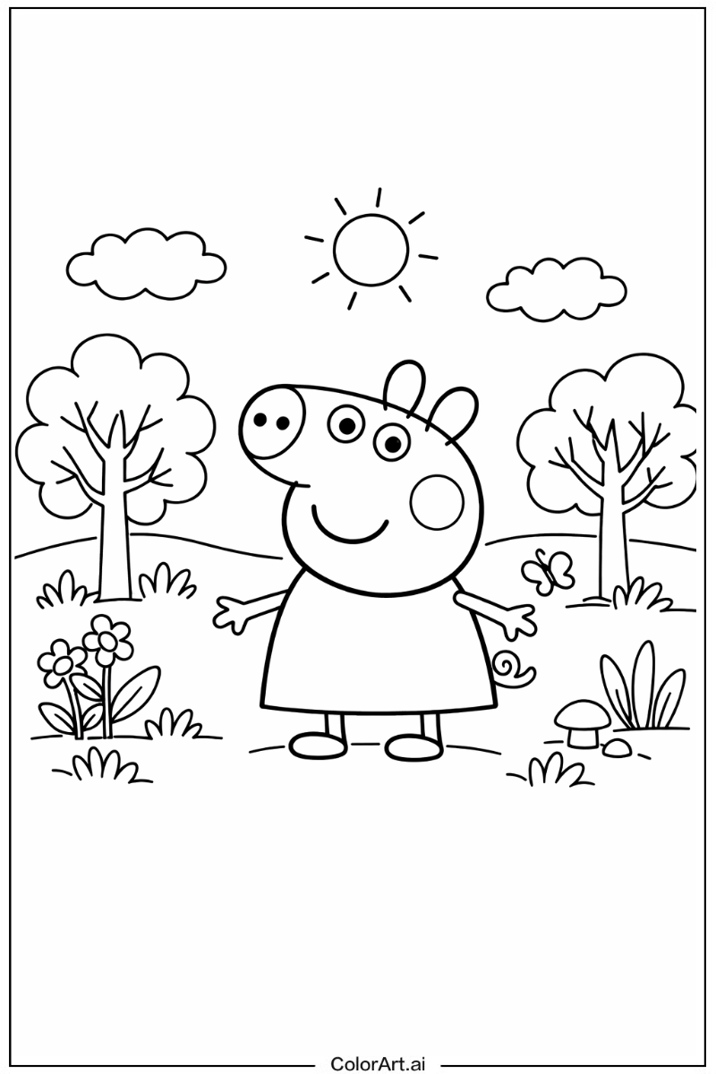 Peppa pig in Nature 2