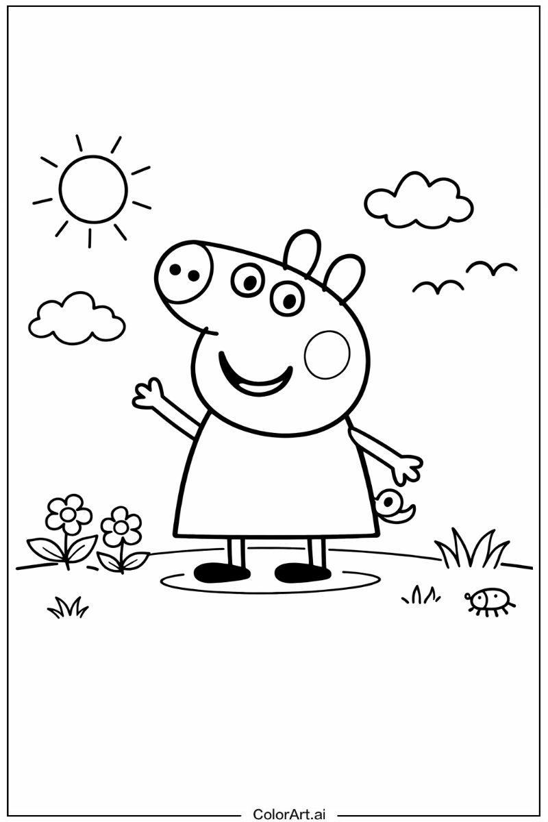 Smiling Peppa pig 2