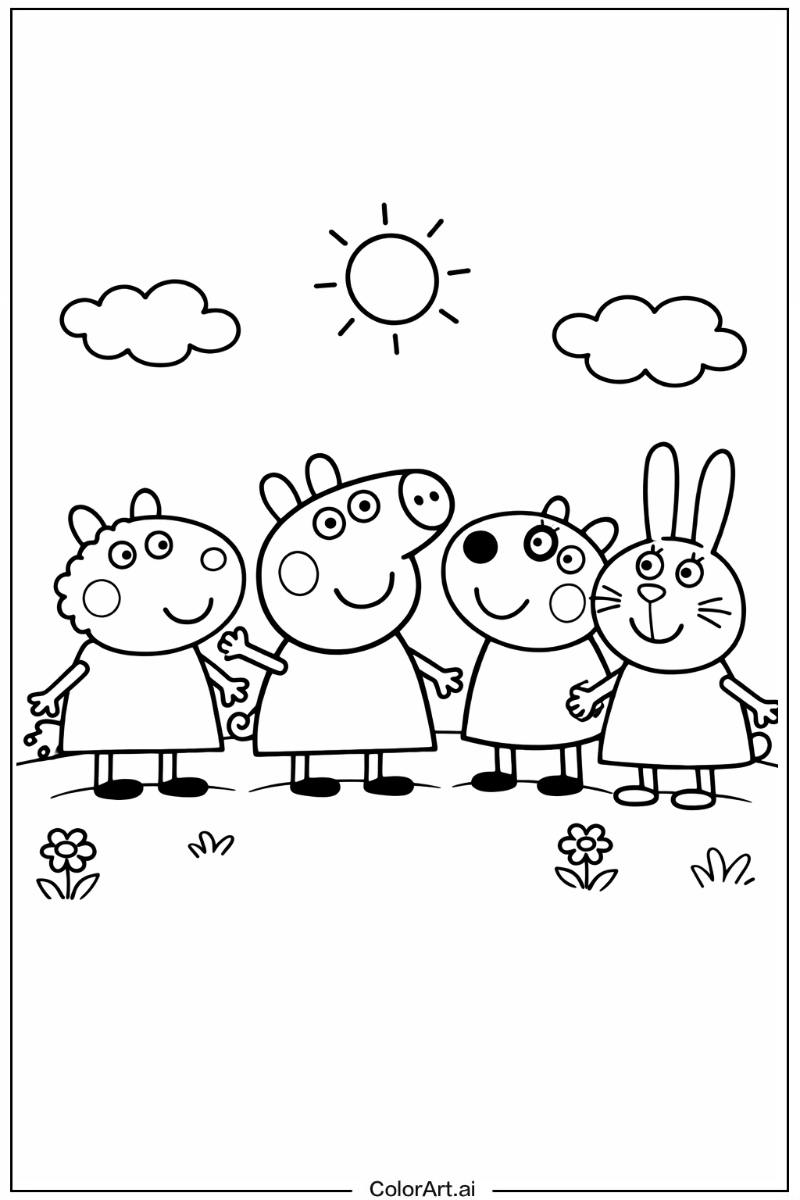Peppa pig with Friends 3