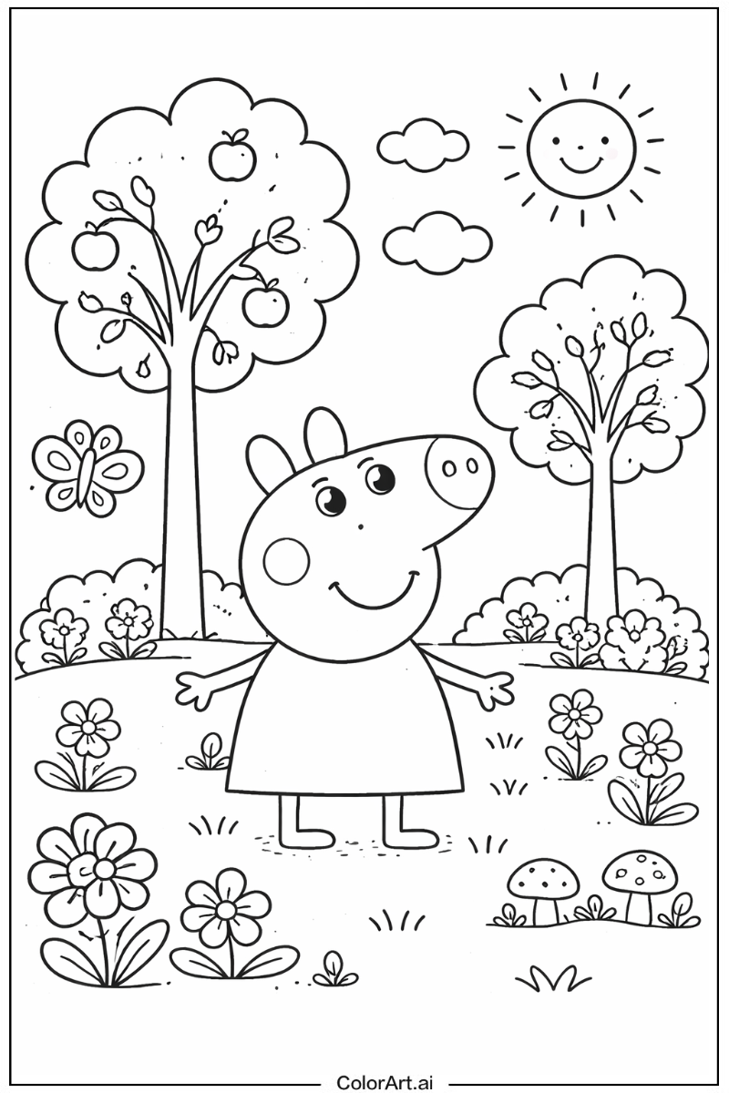 Peppa pig in Nature 4