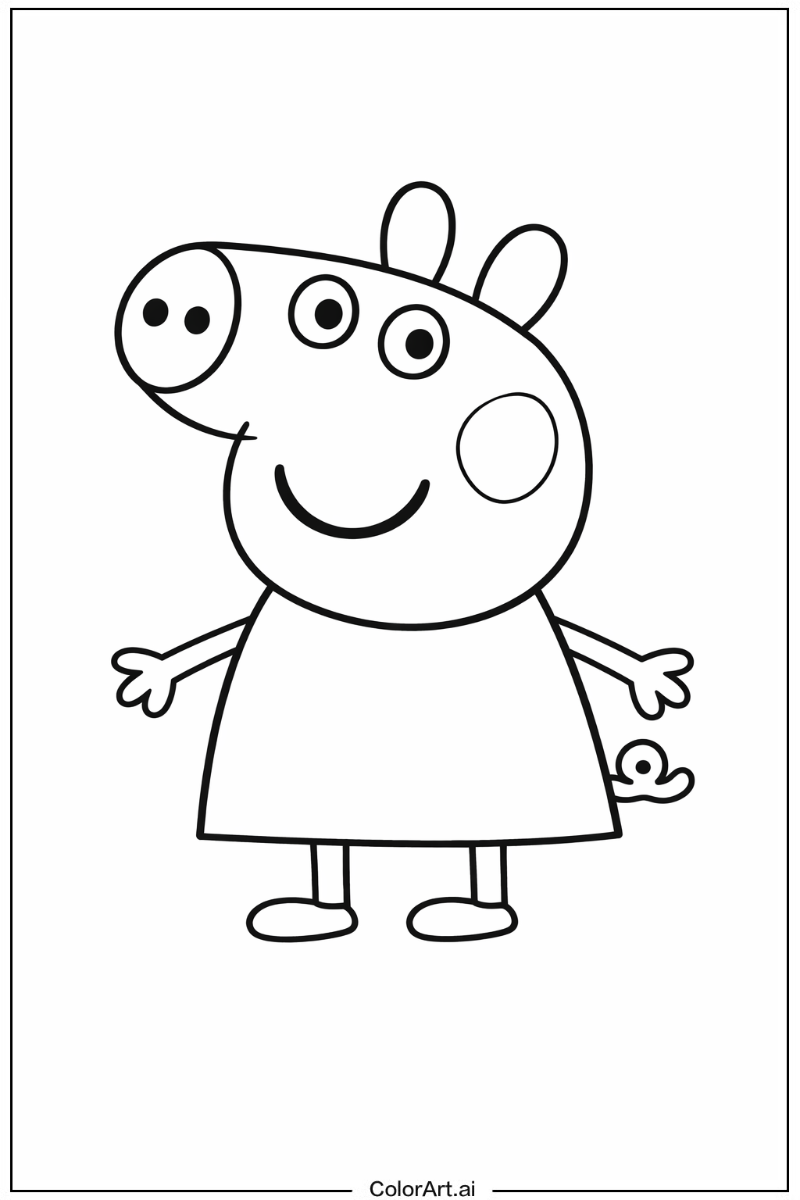 Happy Peppa pig Portrait 5