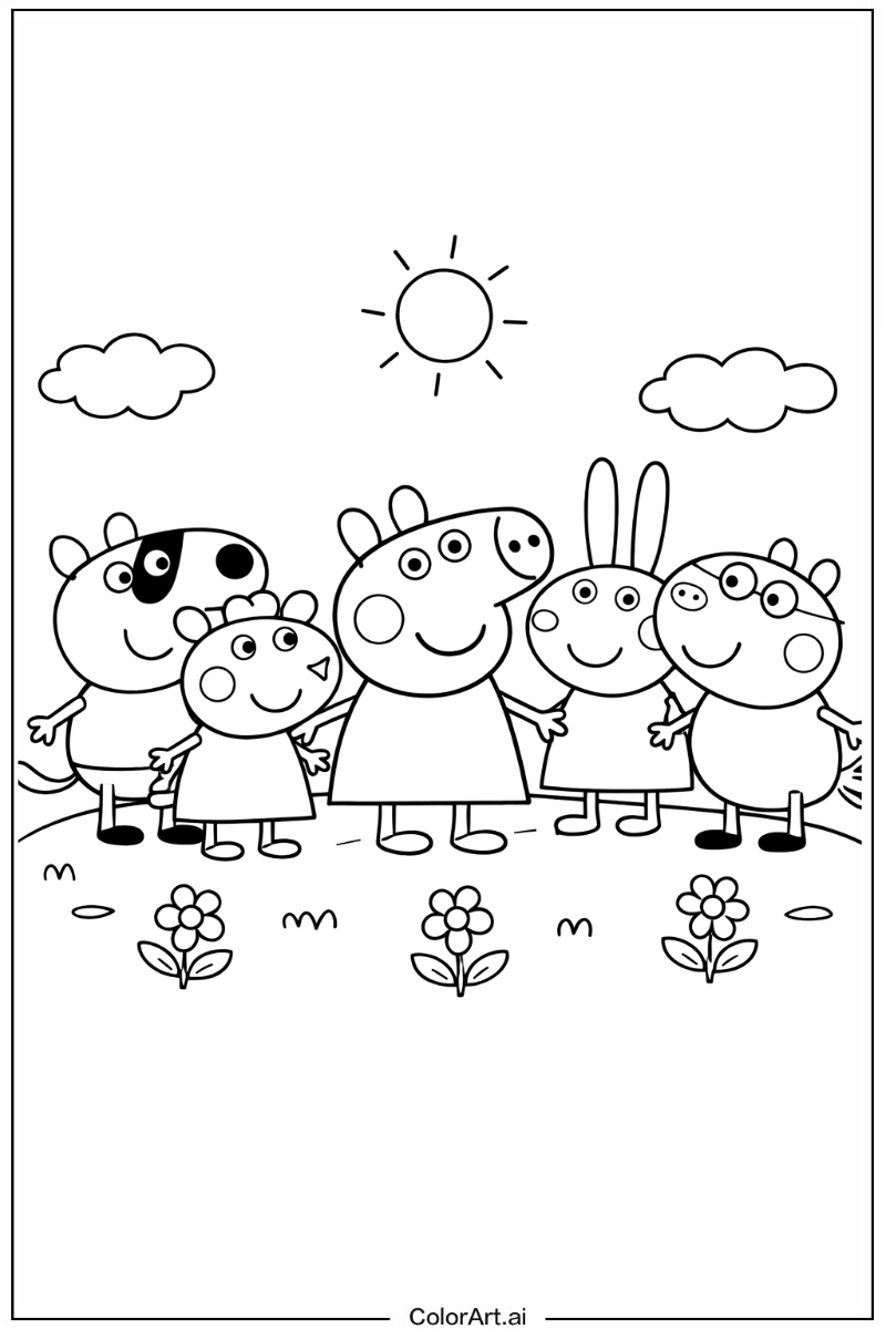 Peppa pig with Friends 5