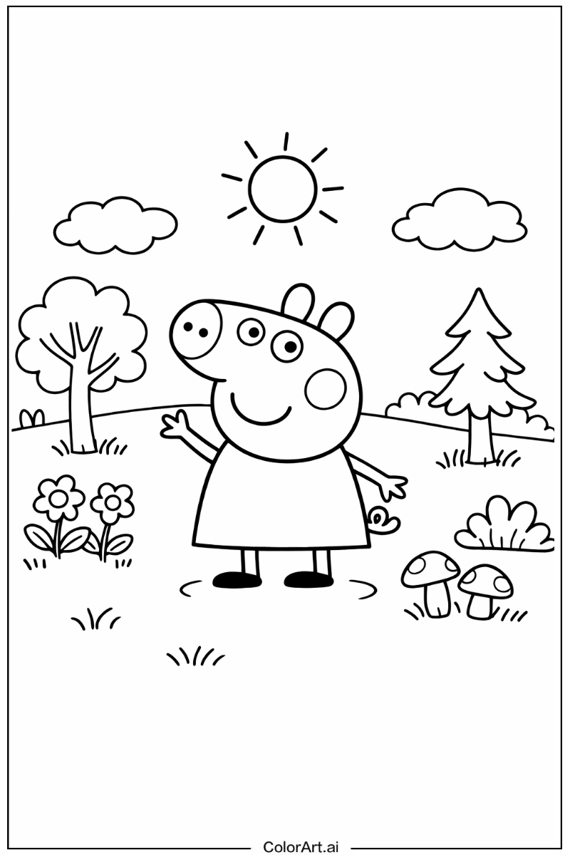 Peppa pig in Nature 5