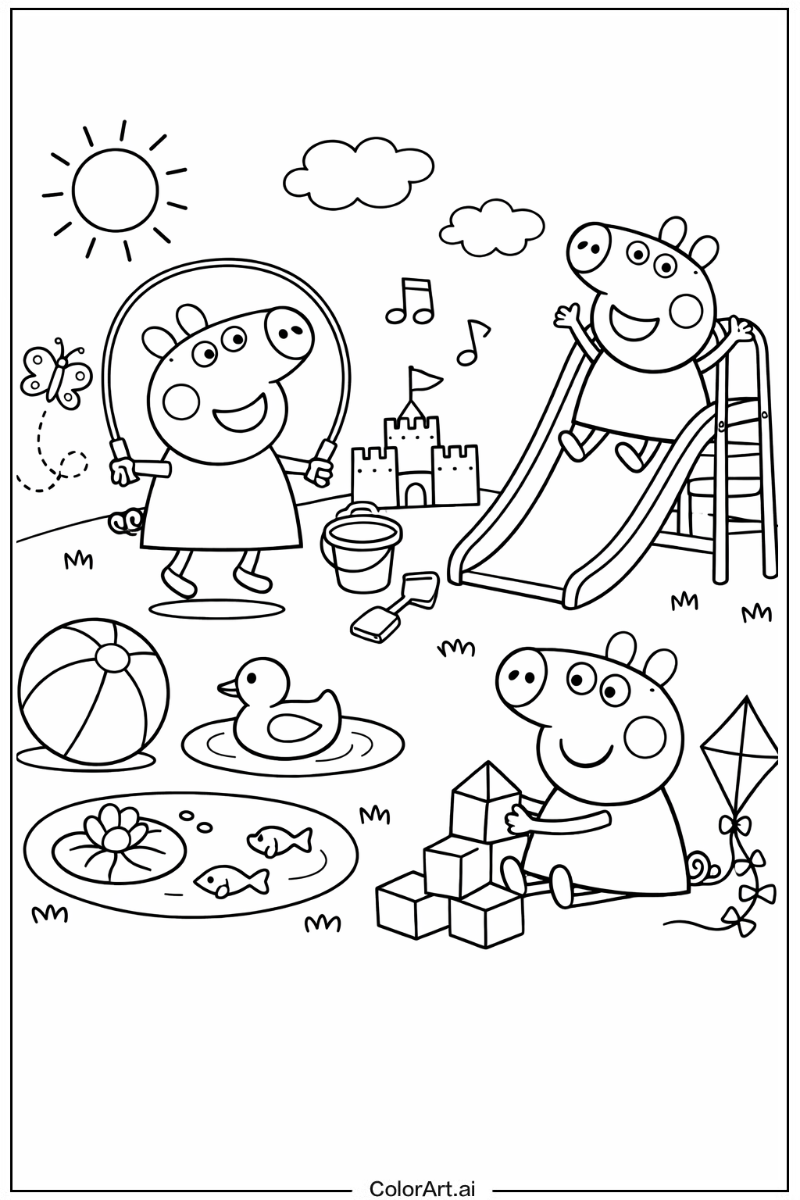 Peppa pig Having Fun 5