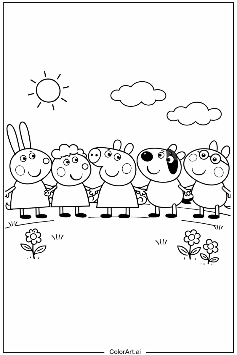 Peppa pig with Friends 6