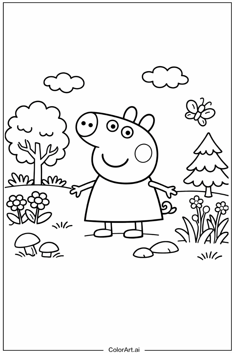 Peppa pig in Nature 6