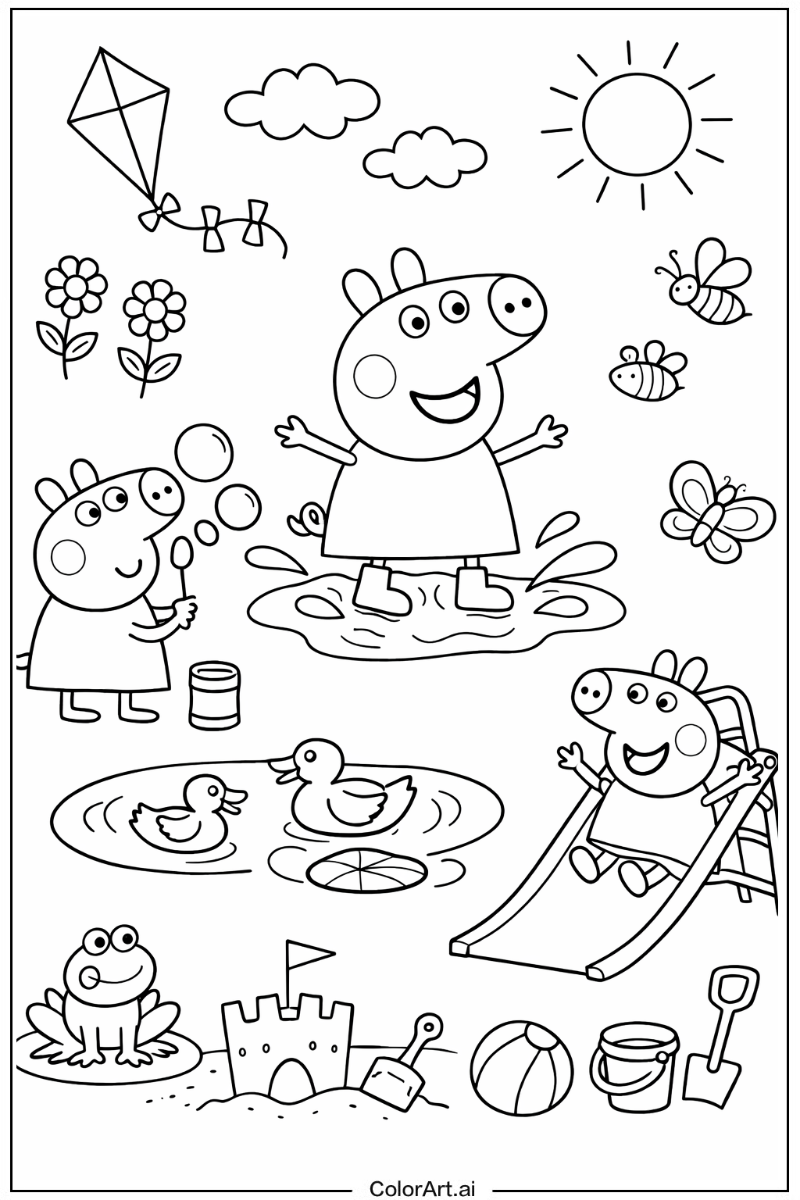 Peppa pig Having Fun 6