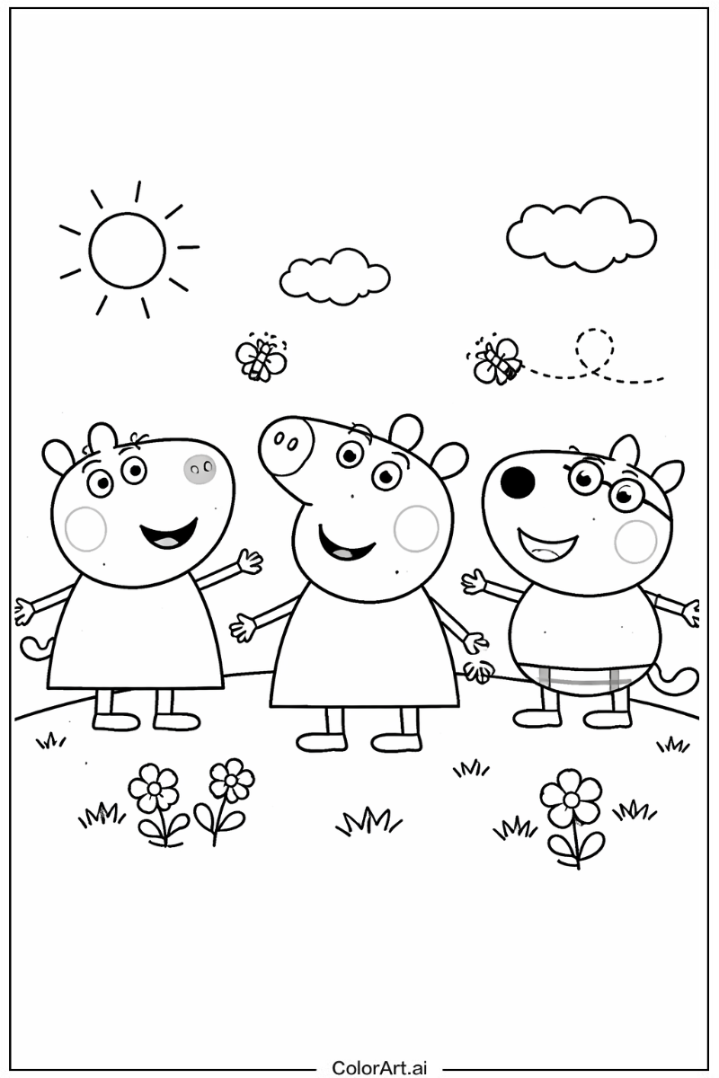 Peppa pig with Friends 7