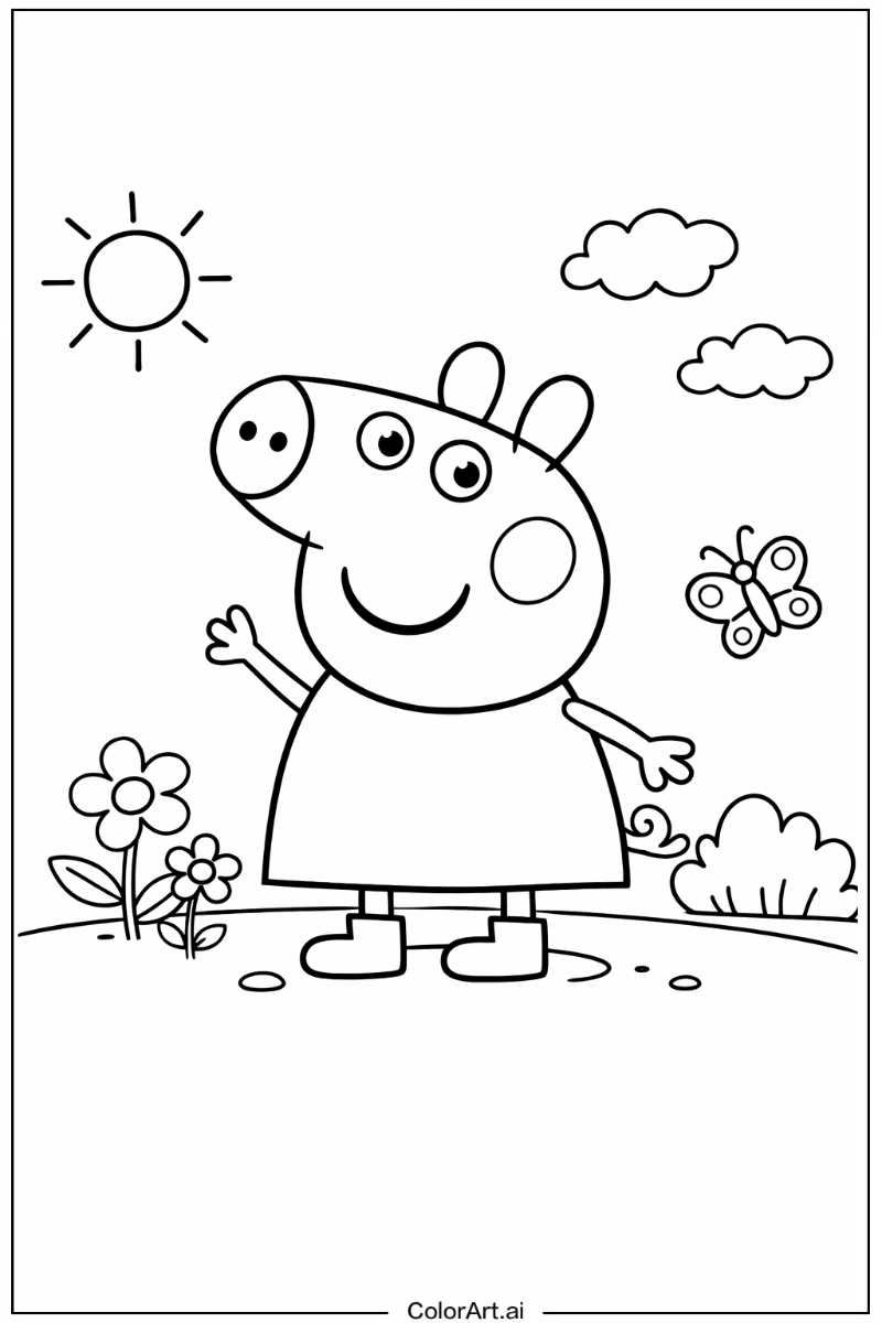 Smiling Peppa pig 7
