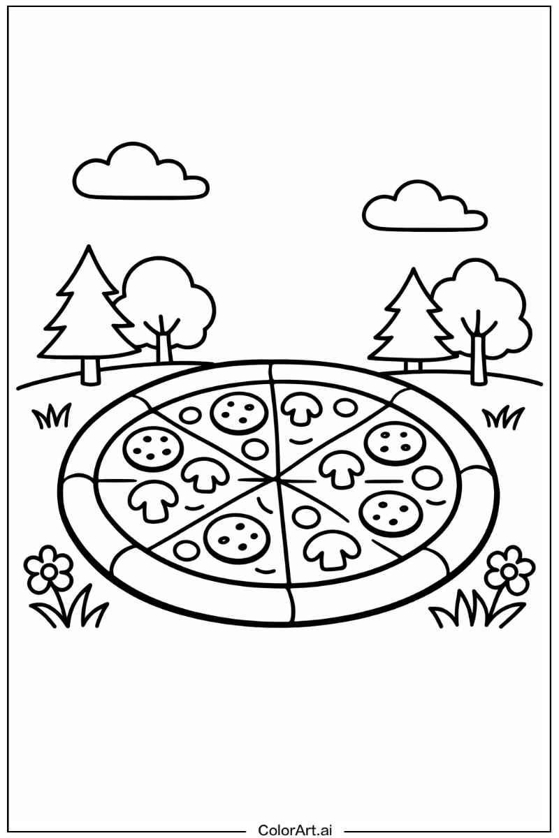 pizza in Nature 3