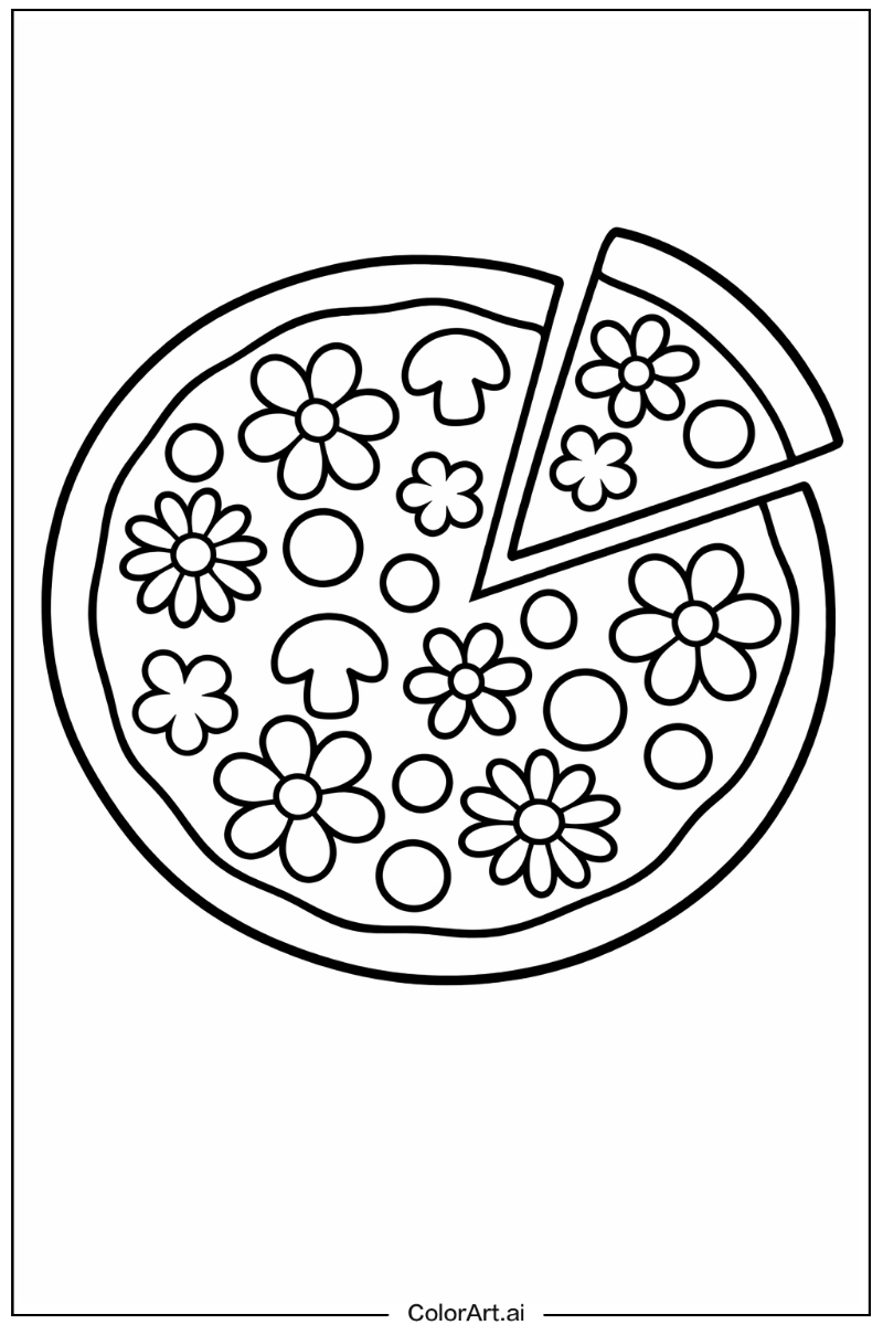 pizza with Flowers 3
