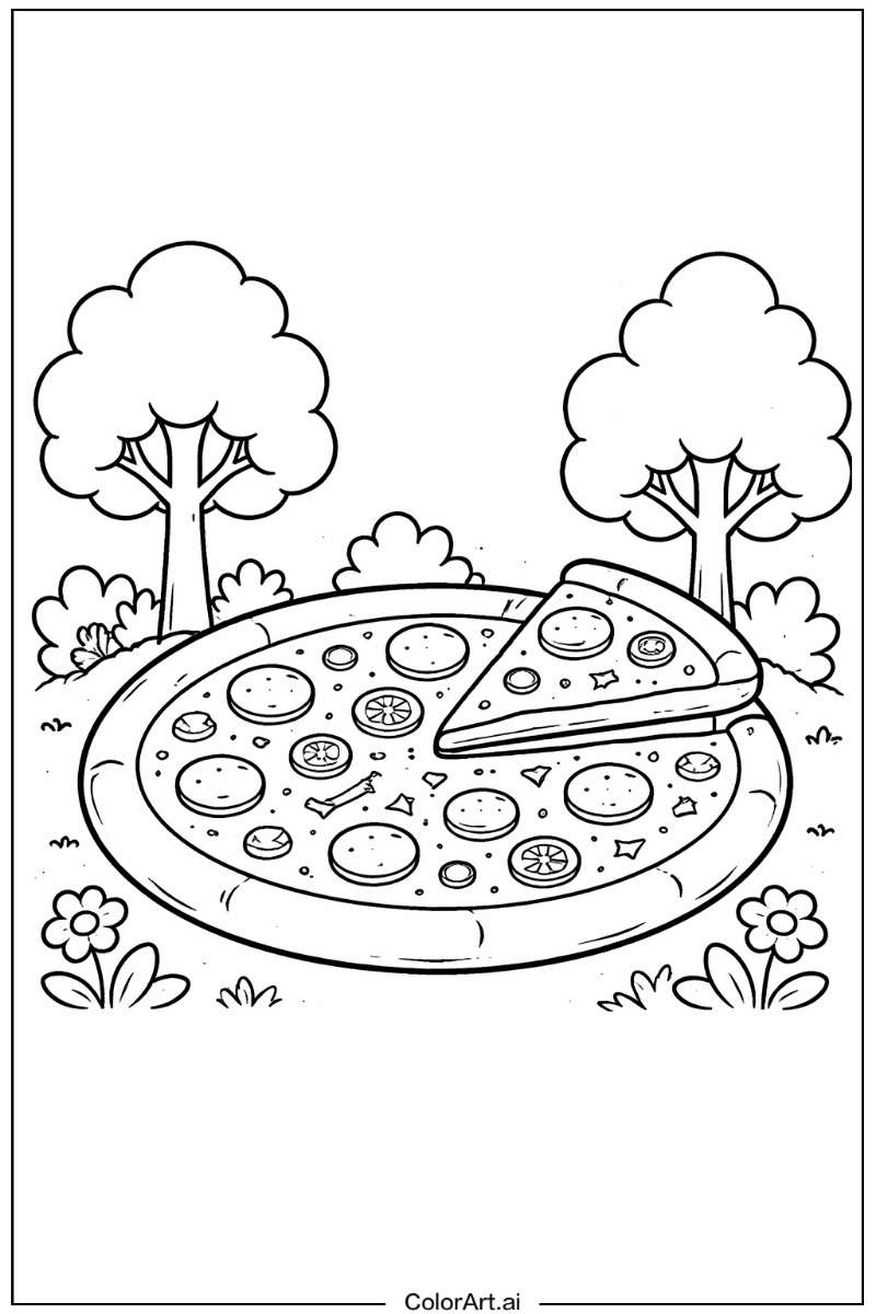 pizza in Nature 4