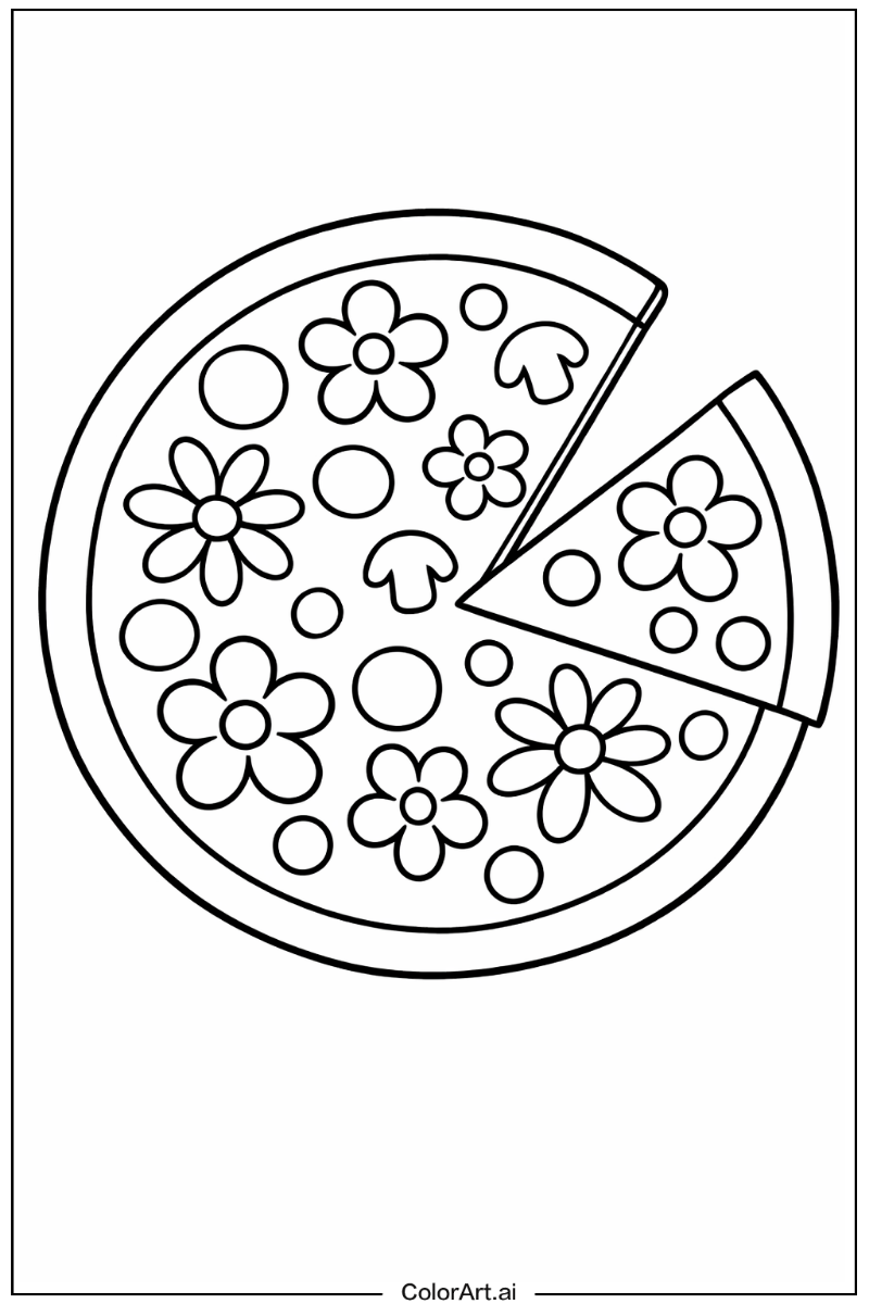 pizza with Flowers 5