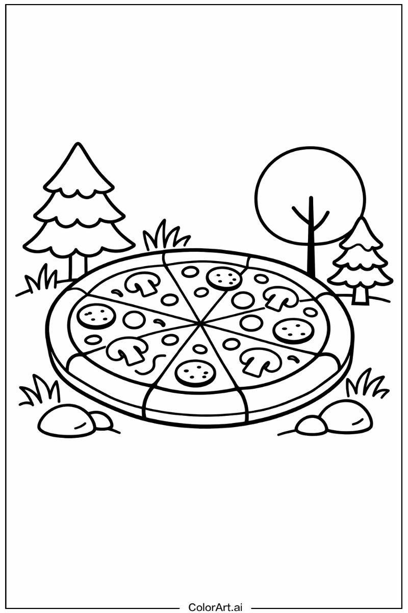 pizza in Nature 6