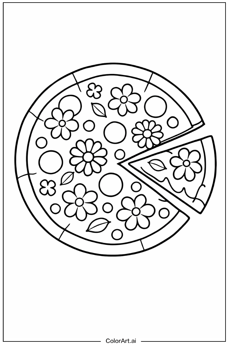 pizza with Flowers 6
