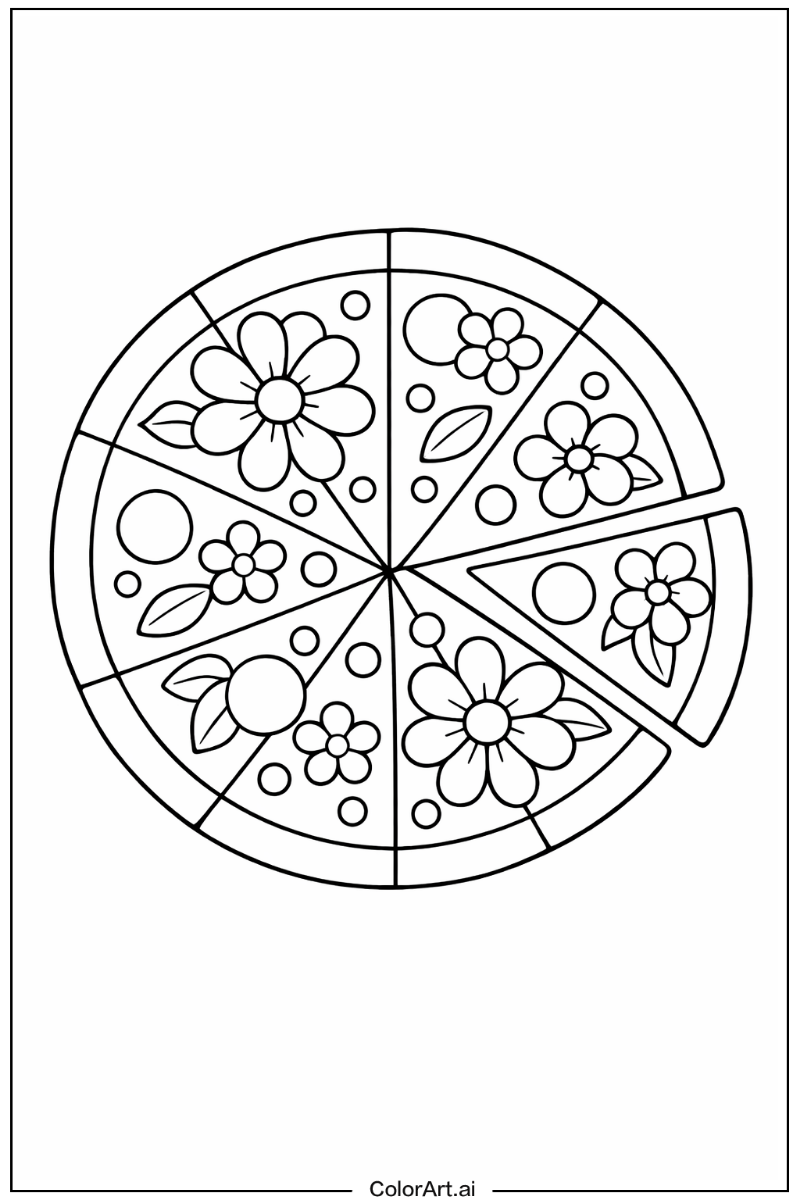 pizza with Flowers 1