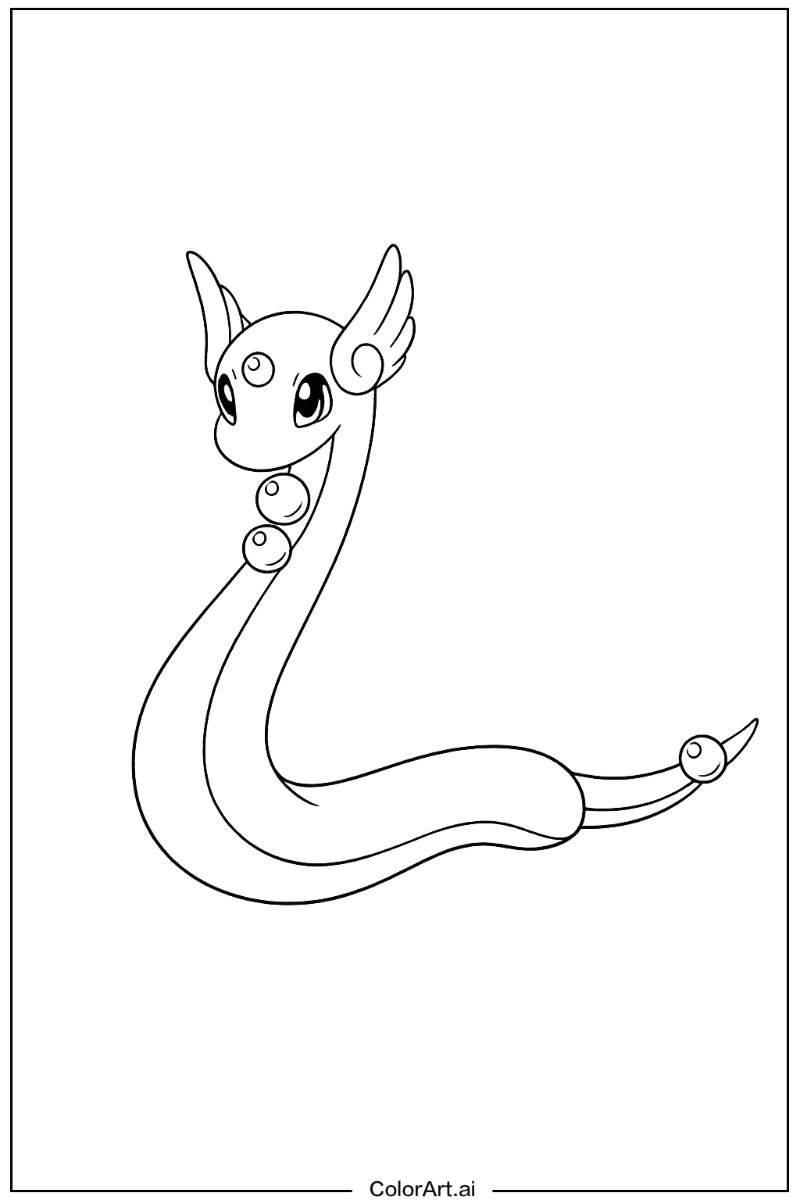 Dragonair Pokemon Design