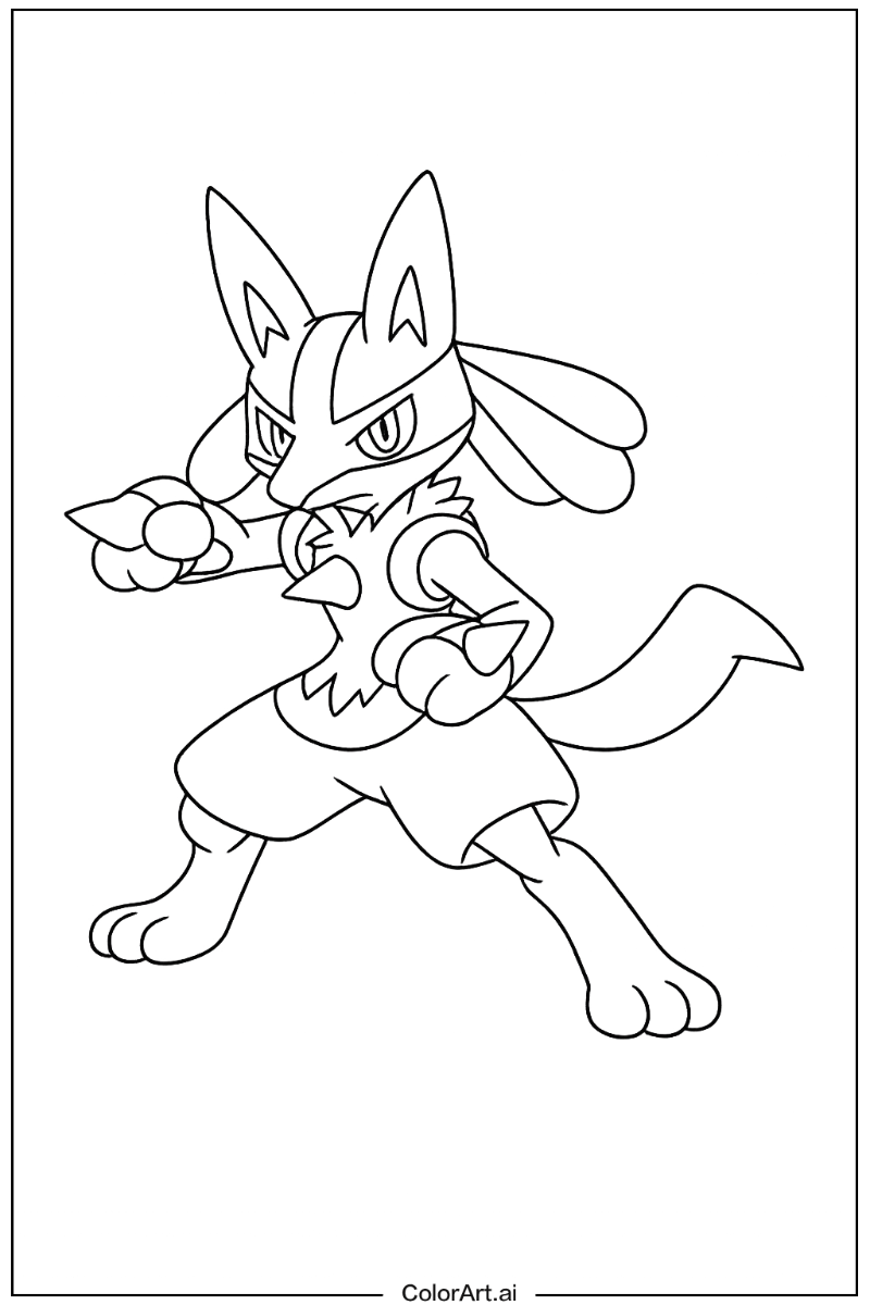 Lucario Pokemon Design