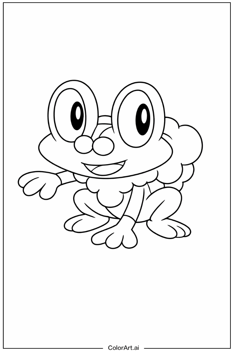 Froakie Pokemon Design