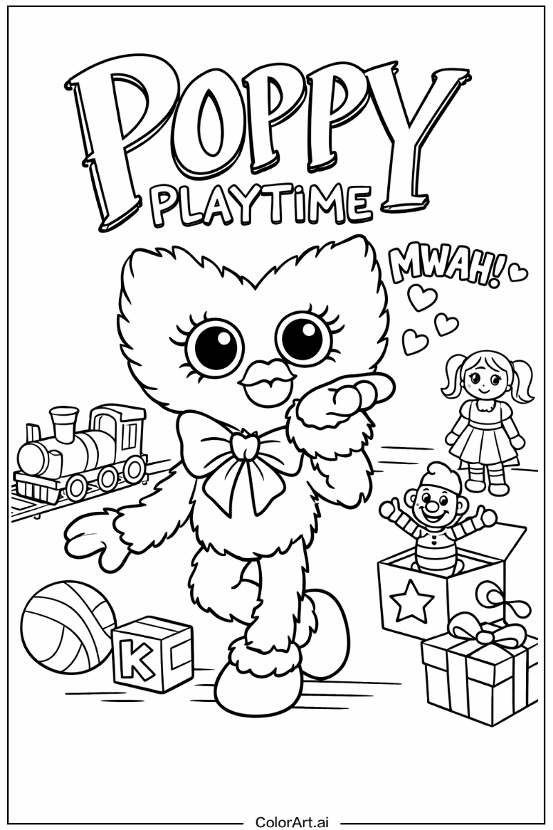 Poppy playtime with Mini kissy Theme