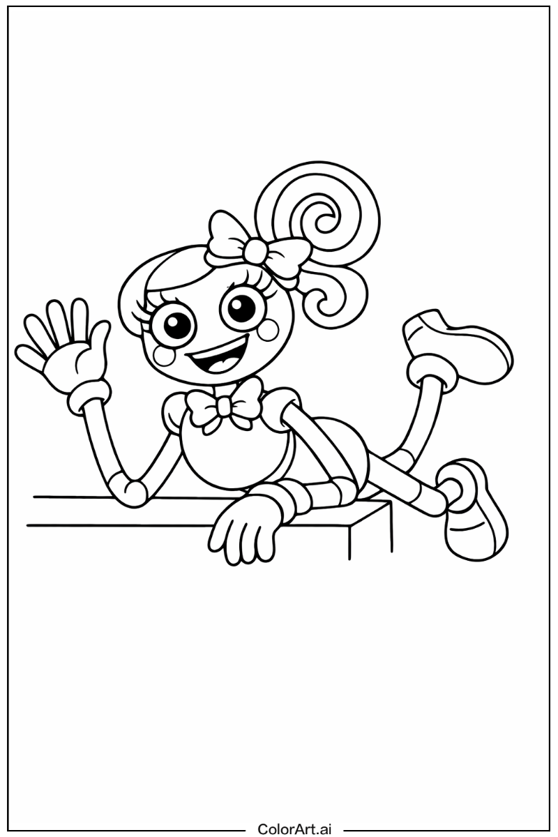 Remove background mommy long legs Poppy playtime Design 2