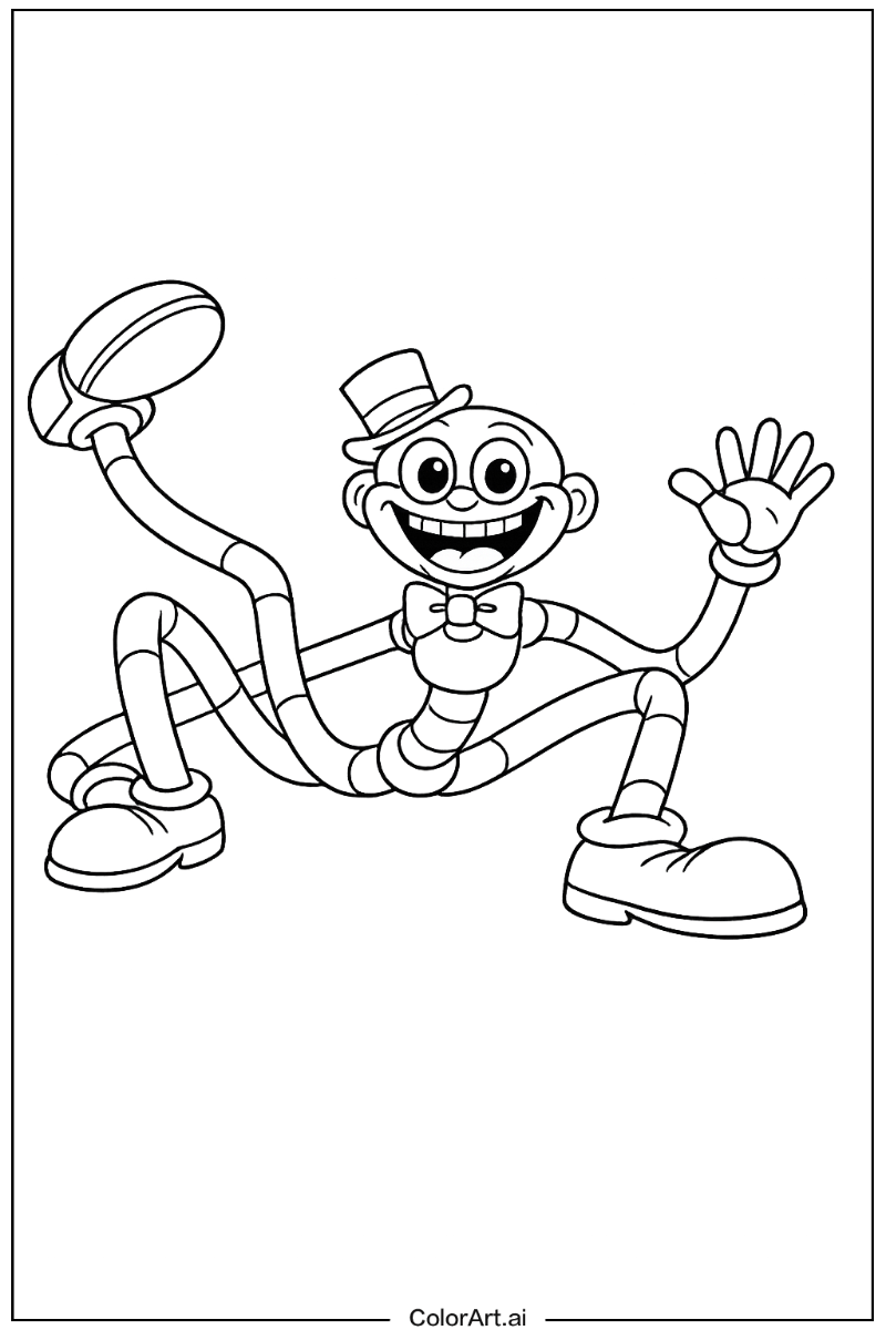 Remove background daddy long legs Poppy playtime Scene 2