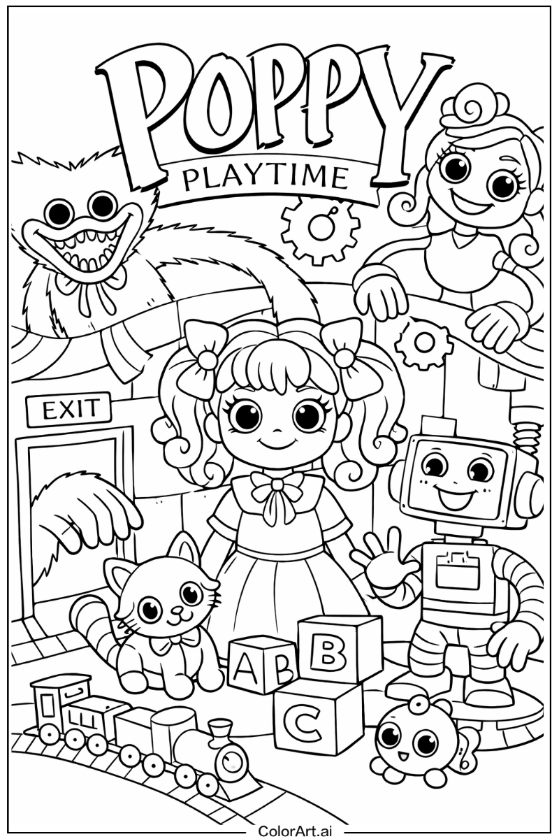 Poppy playtime with Poppy Theme 2