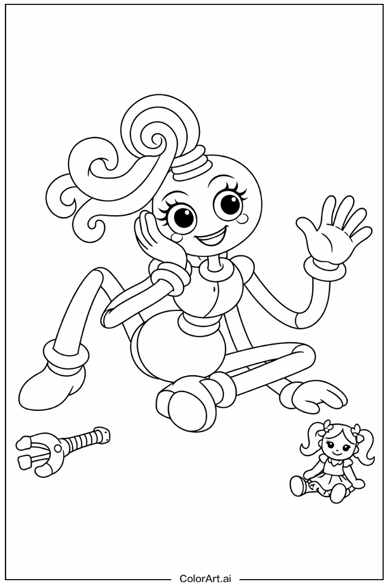 Remove background mommy long legs Poppy playtime Design